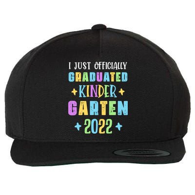 I Officially Graduated Kindergarten Wool Snapback Cap