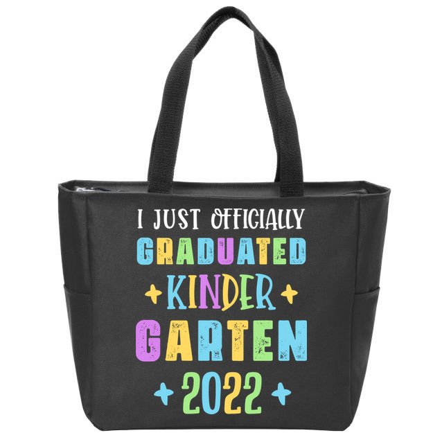 I Officially Graduated Kindergarten Zip Tote Bag