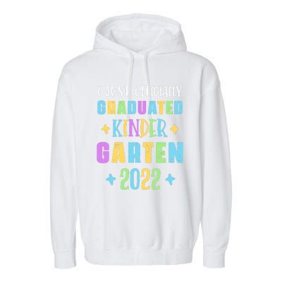 I Officially Graduated Kindergarten Garment-Dyed Fleece Hoodie