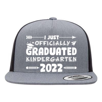 I Officially Graduated Kindergarten Flat Bill Trucker Hat