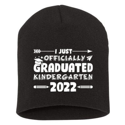 I Officially Graduated Kindergarten Short Acrylic Beanie