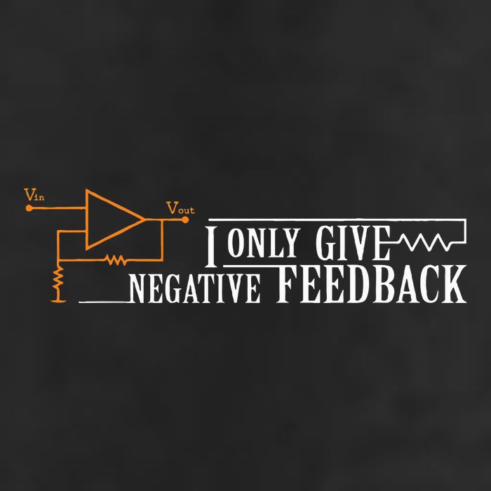I Only Give Negative Feedback Garment-Dyed Fleece Hoodie