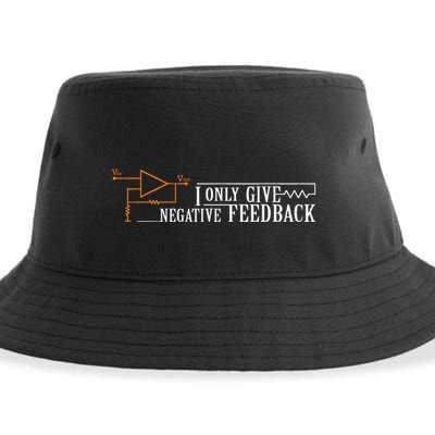 I Only Give Negative Feedback Sustainable Bucket Hat