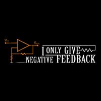 I Only Give Negative Feedback Drawstring Bag