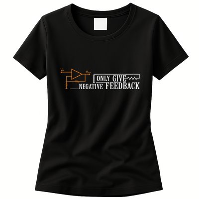I Only Give Negative Feedback Womens T-Shirt