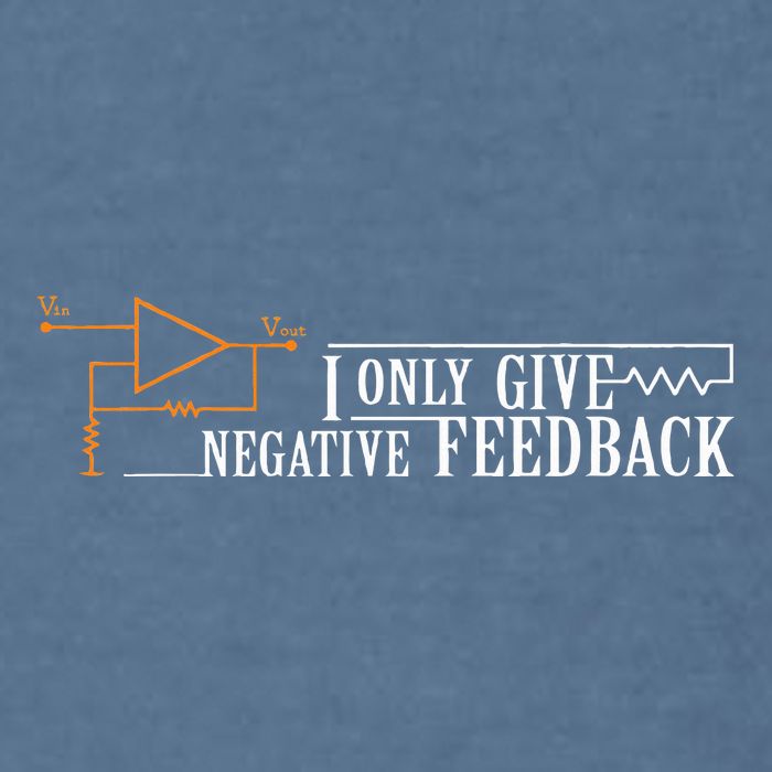 I Only Give Negative Feedback Garment-Dyed Sweatshirt