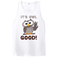 It's Owl Good It's All Good Funny Trending Owl Lover PosiCharge Competitor Tank