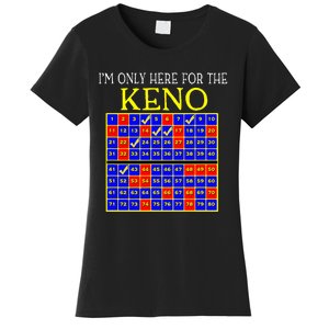 IM Only Here For The Keno Funny Keno Lovers Women's T-Shirt