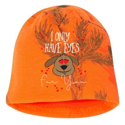 I Only Have Eyes For You Valentine's Day Dog Lover Gift Kati - Camo Knit Beanie