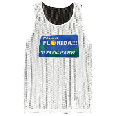 Its One Hell Of A Drug Florida Mesh Reversible Basketball Jersey Tank