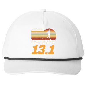 Im Only Half Crazy 131 Marathoner Marathon Running Shoes Snapback Five-Panel Rope Hat