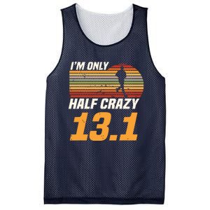 Im Only Half Crazy 131 Marathoner Marathon Running Shoes Mesh Reversible Basketball Jersey Tank