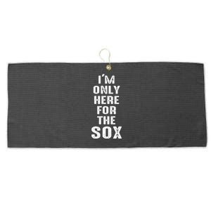 IM Only Here For The Sox Sports Large Microfiber Waffle Golf Towel