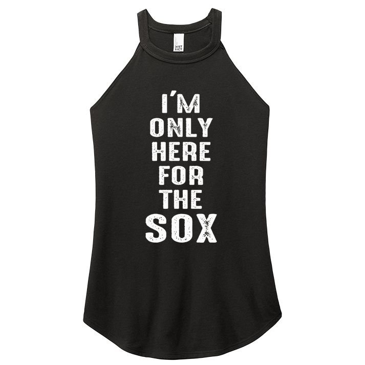 IM Only Here For The Sox Sports Women's Perfect Tri Rocker Tank