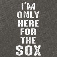 IM Only Here For The Sox Sports Cotton Canvas Backpack