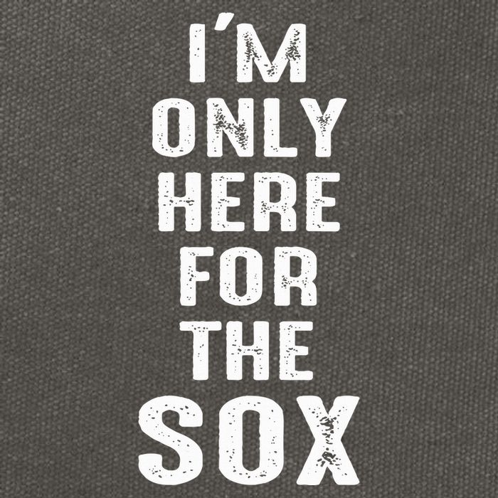 IM Only Here For The Sox Sports Cotton Canvas Backpack