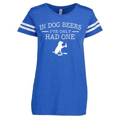 Ive Only Had One In Dog Beers Funny Enza Ladies Jersey Football T-Shirt