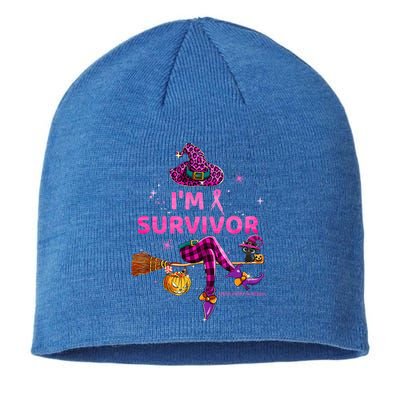 In October IM Survivor We Wear Pink Breast Cancer Sustainable Beanie