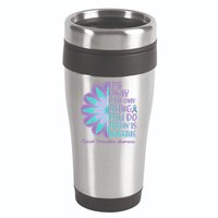Its Okay If The Only Thing You Do Today IS Breathe Suicide Prevention Awareness 16oz Travel Tumbler