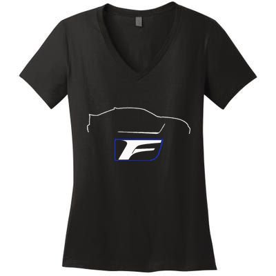 Isf Outline Women's V-Neck T-Shirt