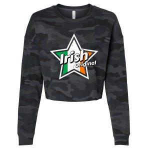 Irish Original | Ireland Flag | Prouds Irish Cropped Pullover Crew