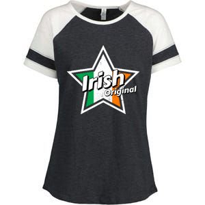 Irish Original | Ireland Flag | Prouds Irish Enza Ladies Jersey Colorblock Tee