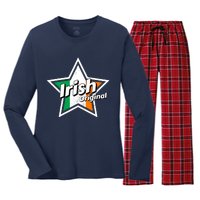 Irish Original | Ireland Flag | Prouds Irish Women's Long Sleeve Flannel Pajama Set 