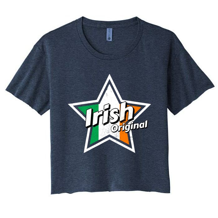 Irish Original | Ireland Flag | Prouds Irish Women's Crop Top Tee