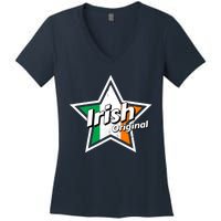 Irish Original | Ireland Flag | Prouds Irish Women's V-Neck T-Shirt