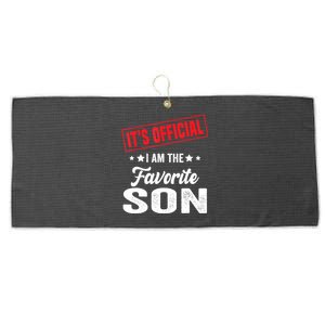 Its Official Im The Favorite Son Large Microfiber Waffle Golf Towel