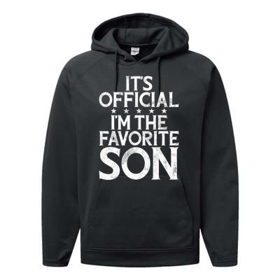 Its Official Im The Favorite Son Performance Fleece Hoodie