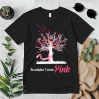 In October I Wear Pink Breast Cancer Tree Of Life Premium T-Shirt