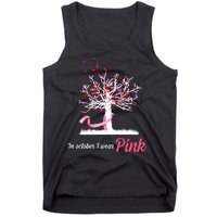 In October I Wear Pink Breast Cancer Tree Of Life Tank Top