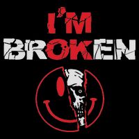 I'm Ok I'm Broken Invisible Illness Confused Smile Im Broken Button