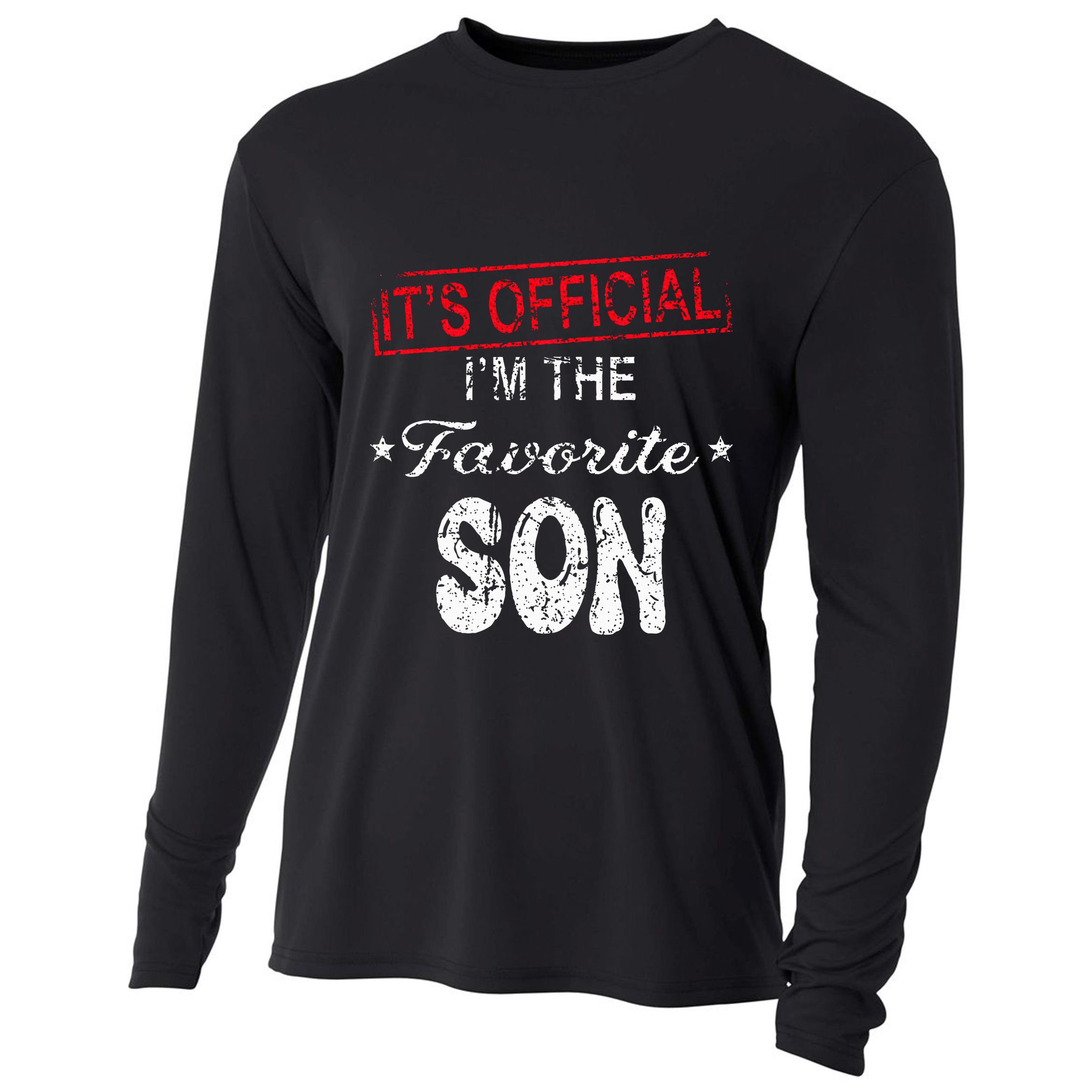 It's O.fficial I'm The Favorite Son Cooling Performance Long Sleeve Crew