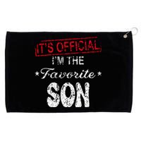 It's O.fficial I'm The Favorite Son Grommeted Golf Towel