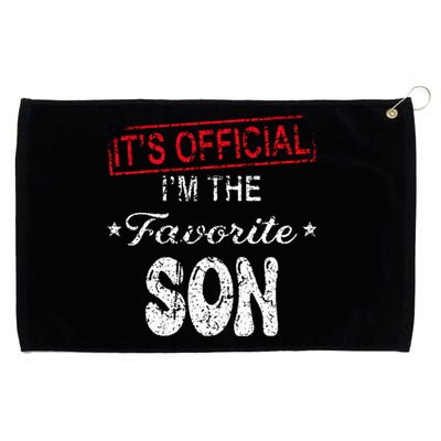 It's O.fficial I'm The Favorite Son Grommeted Golf Towel