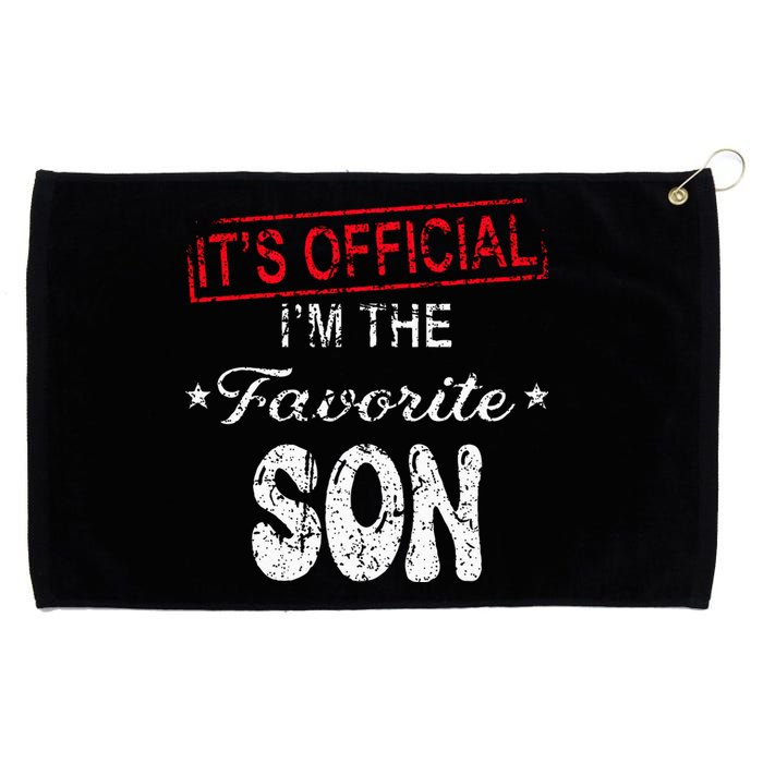 It's O.fficial I'm The Favorite Son Grommeted Golf Towel