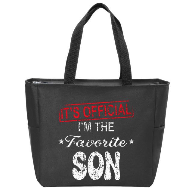 It's O.fficial I'm The Favorite Son Zip Tote Bag
