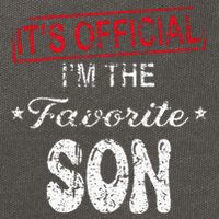It's O.fficial I'm The Favorite Son Cotton Canvas Backpack