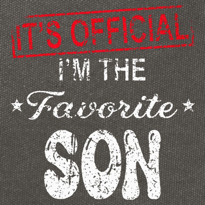 It's O.fficial I'm The Favorite Son Cotton Canvas Backpack
