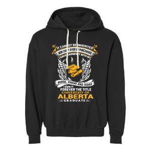 I Own It Forever The Title University Of Alberta Graduate Garment-Dyed Fleece Hoodie