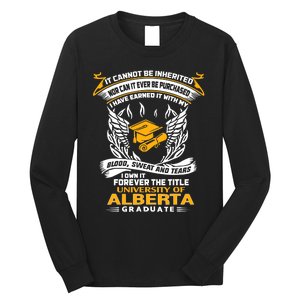 I Own It Forever The Title University Of Alberta Graduate Long Sleeve Shirt