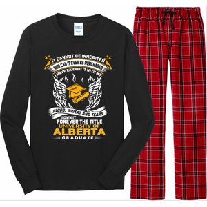 I Own It Forever The Title University Of Alberta Graduate Long Sleeve Pajama Set