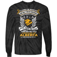 I Own It Forever The Title University Of Alberta Graduate Tie-Dye Long Sleeve Shirt