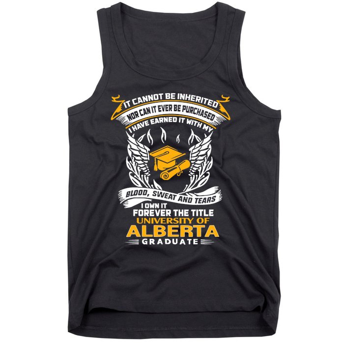 I Own It Forever The Title University Of Alberta Graduate Tank Top