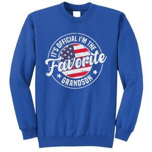 Its O.F.F.I.C.I.A.L Im The Favorite Grandson Sweatshirt