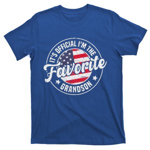 Its O.F.F.I.C.I.A.L Im The Favorite Grandson T-Shirt