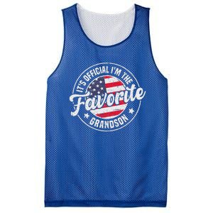 Its O.F.F.I.C.I.A.L Im The Favorite Grandson Mesh Reversible Basketball Jersey Tank