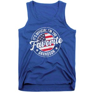 Its O.F.F.I.C.I.A.L Im The Favorite Grandson Tank Top